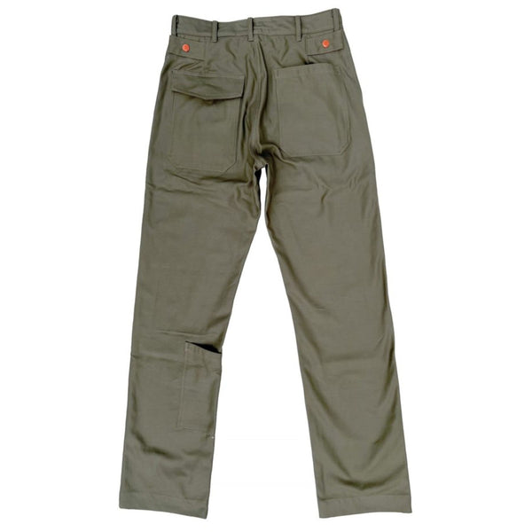 Mister Freedom® MECHANIC Utility Trousers, OG-107 cotton sateen - Back View