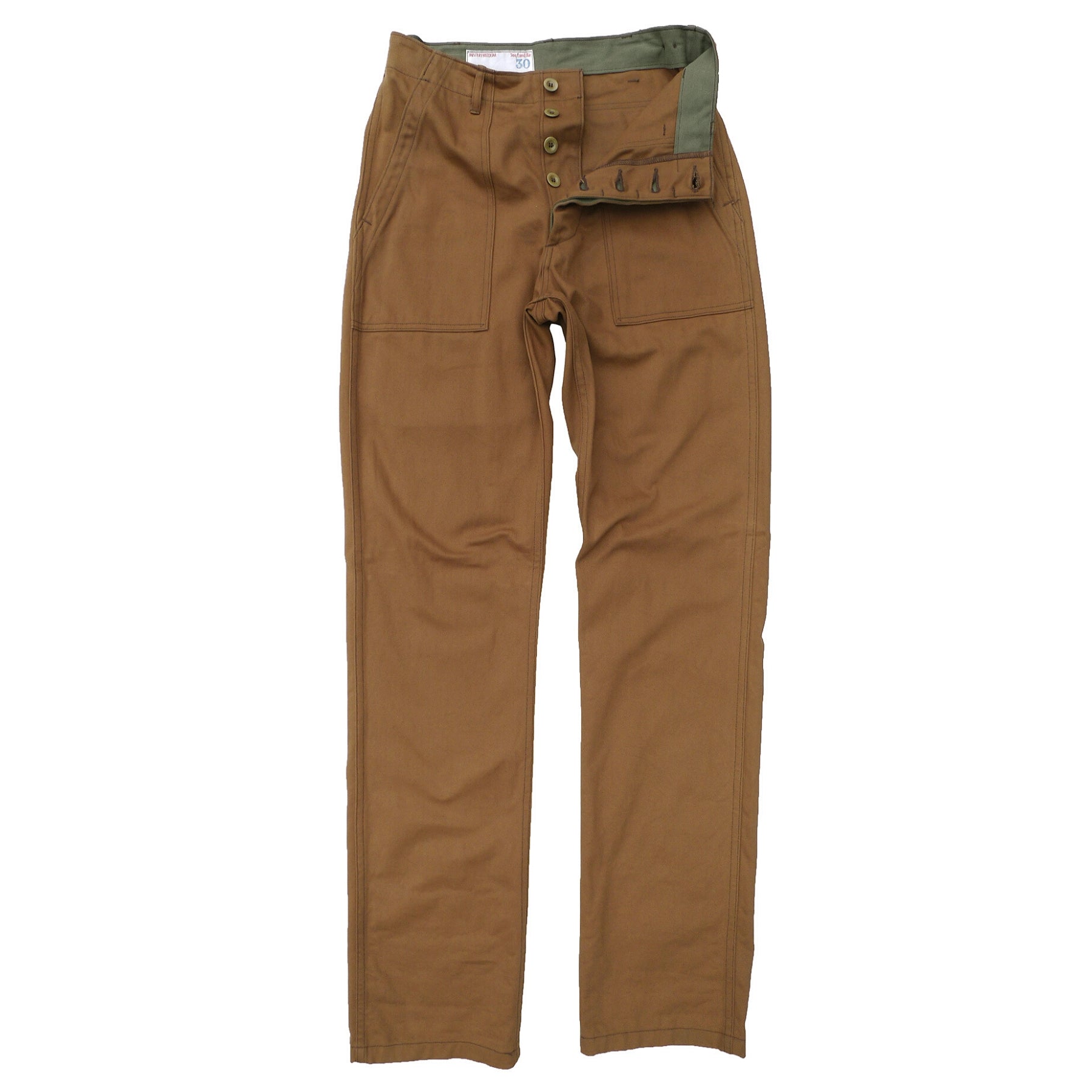 パンツ At Last & Co Work Trousers Brown 32 パンツ At Last & Co Work Trousers Brown 32 - パンツ - パンツ