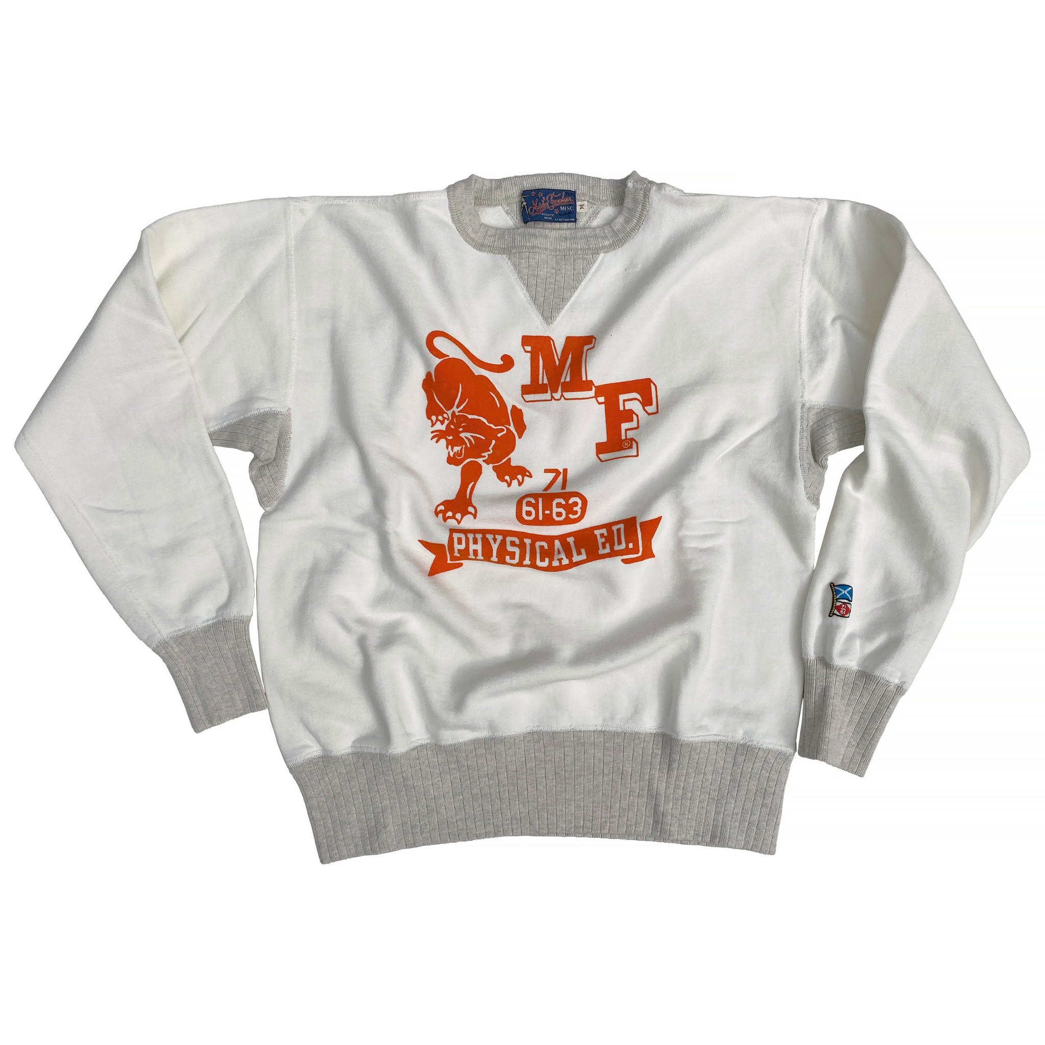 【しろくま様】yoused STADIUM JUMPER The Medalist Sweatshirt - White 