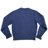 An original MFSC pattern inspired by several vintage cashmere sweaters from our archives - Back View