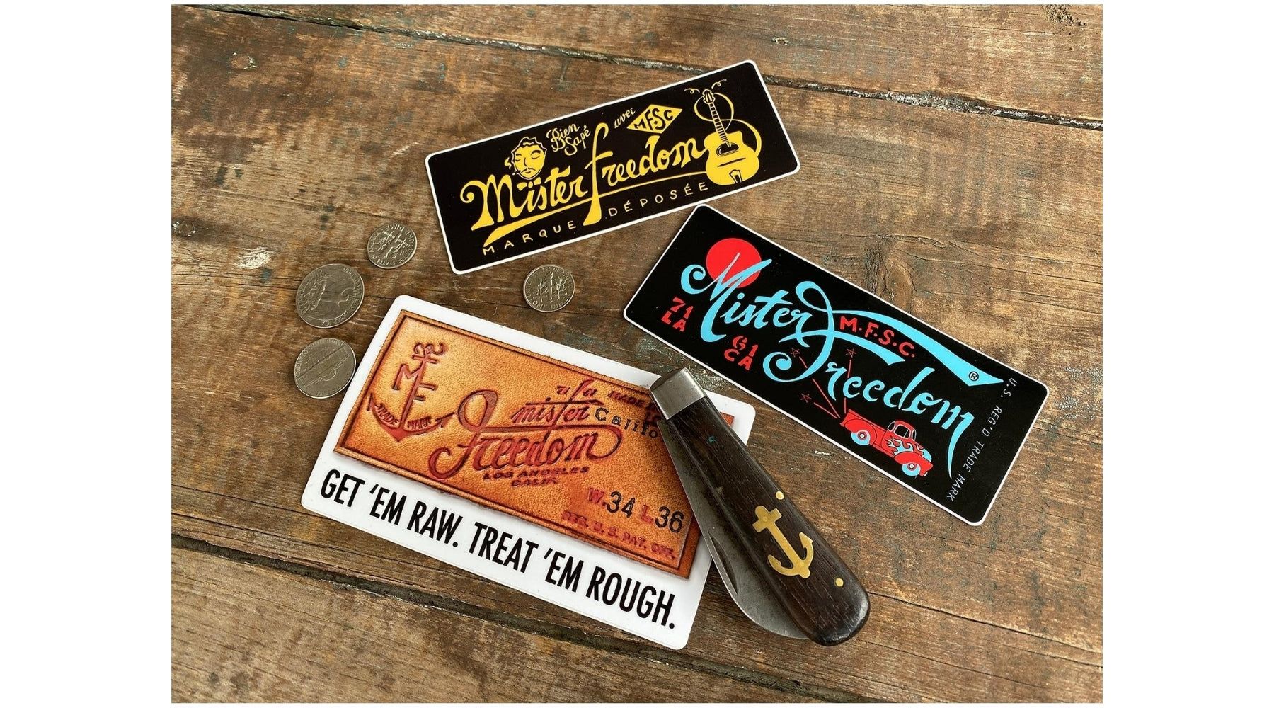 MF® Shop Stickers – Mister Freedom®