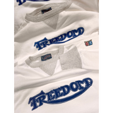 The Medalist Sweatshirt - White, "Freedom" Print