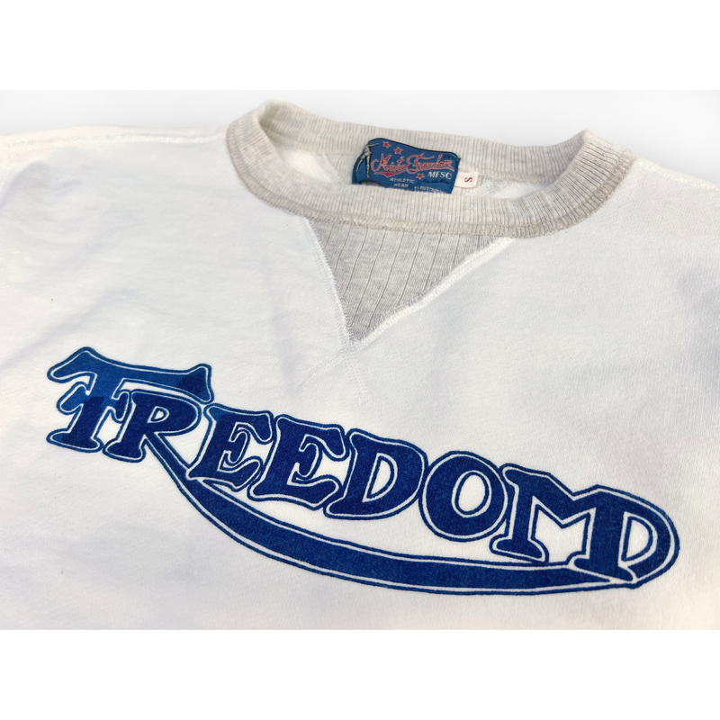 The Medalist Sweatshirt - White, "Freedom" Print