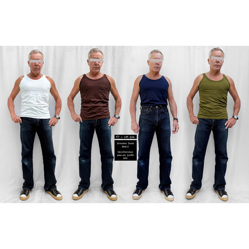 “BRONSON” Tank Top - Seal Brown