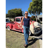 “BRONSON” Tank Top - Navy Blue