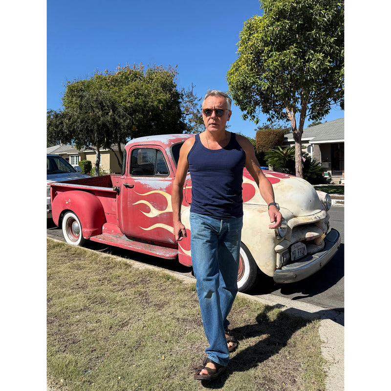 “BRONSON” Tank Top - Navy Blue