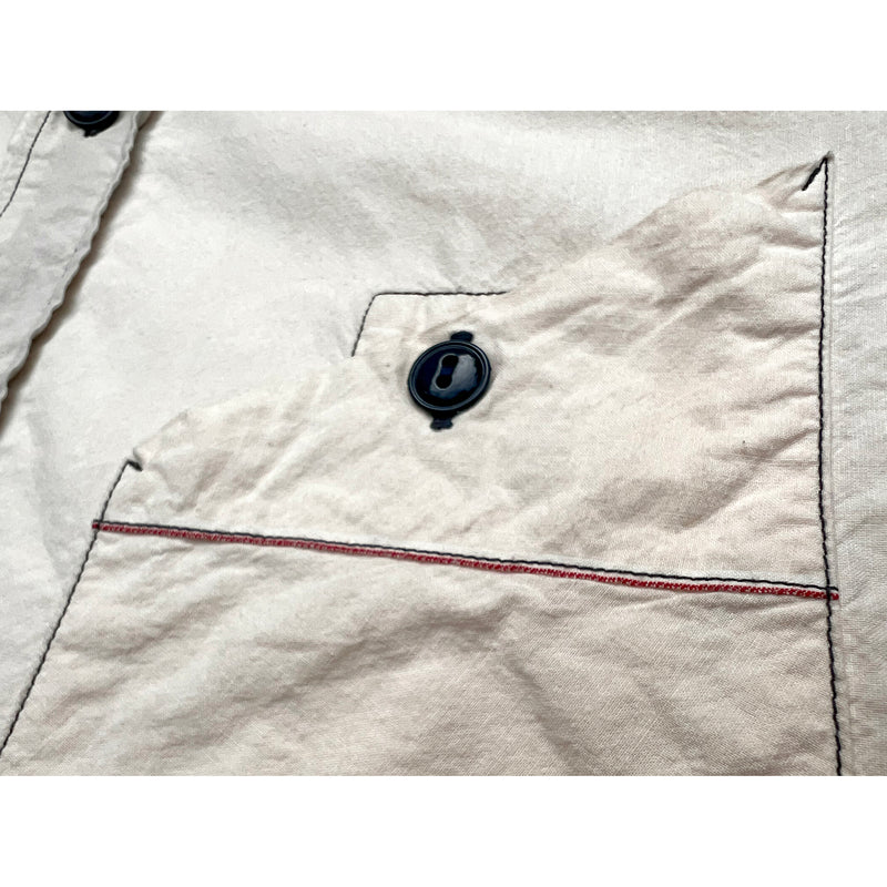 Mister Freedom® Utility Chambray Shirt -  Navy blue metal painted buttons.