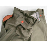 Mister Freedom® MECHANIC Utility Trousers, OG-107 cotton sateen - Quick release side cinch tabs, 2-inch waist adjustment.