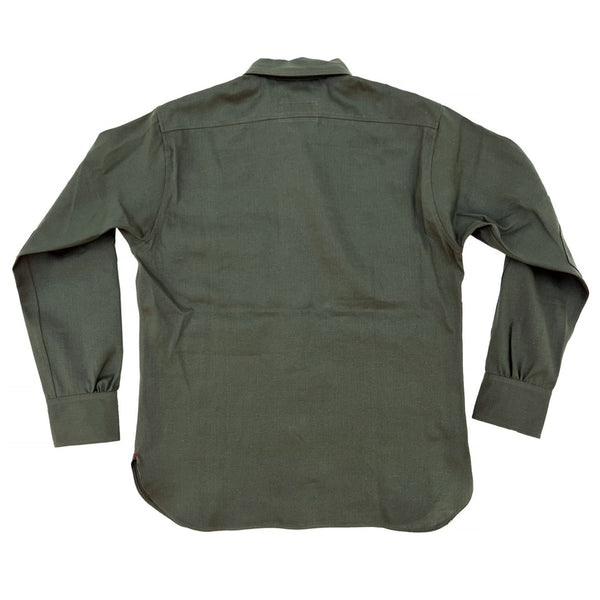 Mister Freedom® - Snipes Shirt - Army Green Shade 44  - Back View