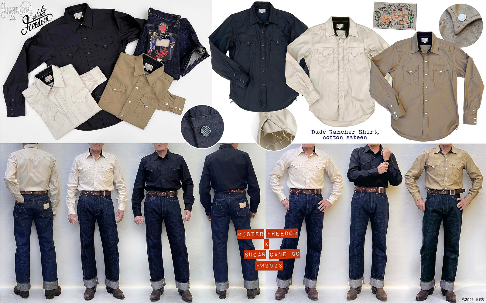 Dude Rancher Cotton Sateen - Wheat | Mister Freedom®