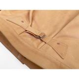 Ranch Blouse "Randall" Natural Veg-Tan Leather. Made In USA
