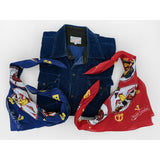 Coming Soon - Ranch Kerchief - "JV" - Navy