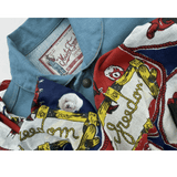 Ranch Kerchief - "JV" - Navy