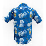 Coming Soon - Rock 'n' Roll Shirt "The Joe Greene" - Cerulean