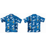 Coming Soon - Rock 'n' Roll Shirt "The Joe Greene" - Cerulean