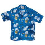 Coming Soon - Rock 'n' Roll Shirt "The Joe Greene" - Cerulean