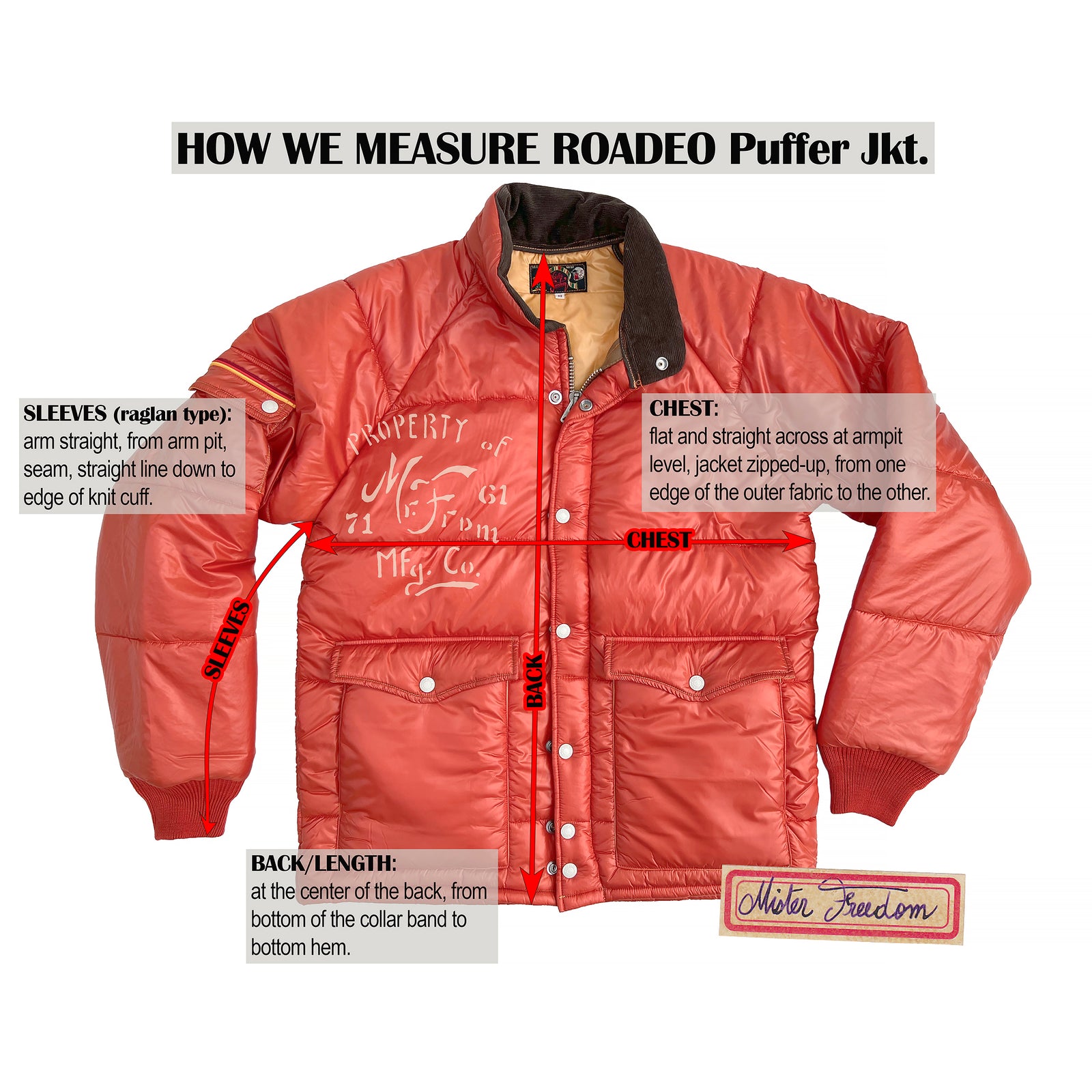 Roadeo Jacket - Orange | Mister Freedom®