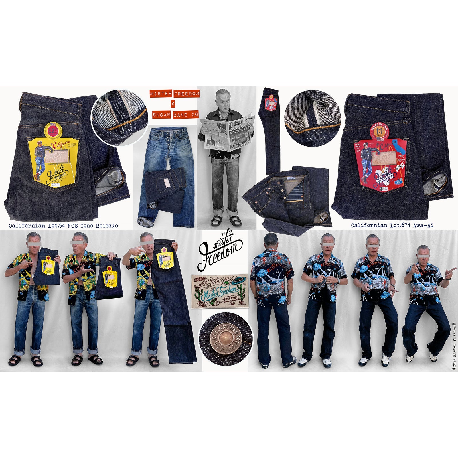 Californian Lot.54 Reissue - NOS Cone denim XUV 