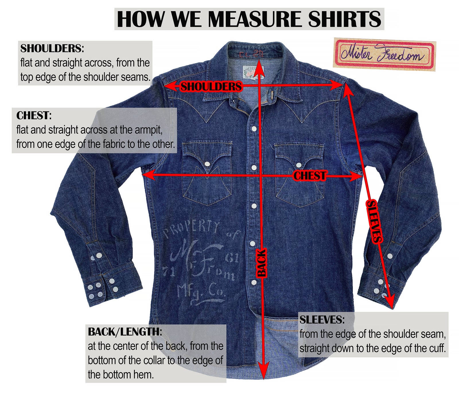 Nixon Shirt - Red Chambray | Mister Freedom®