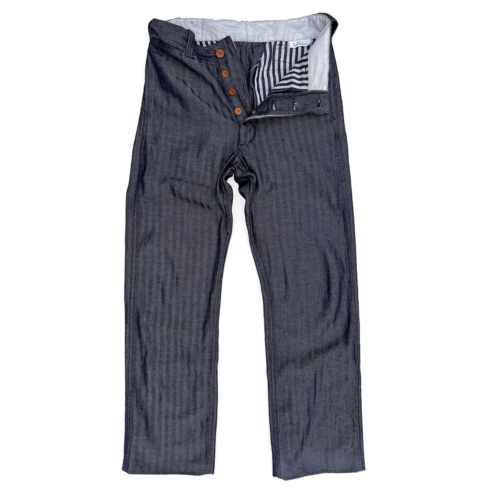 Sportsman Chinos - Indigo HBT | Mister Freedom®