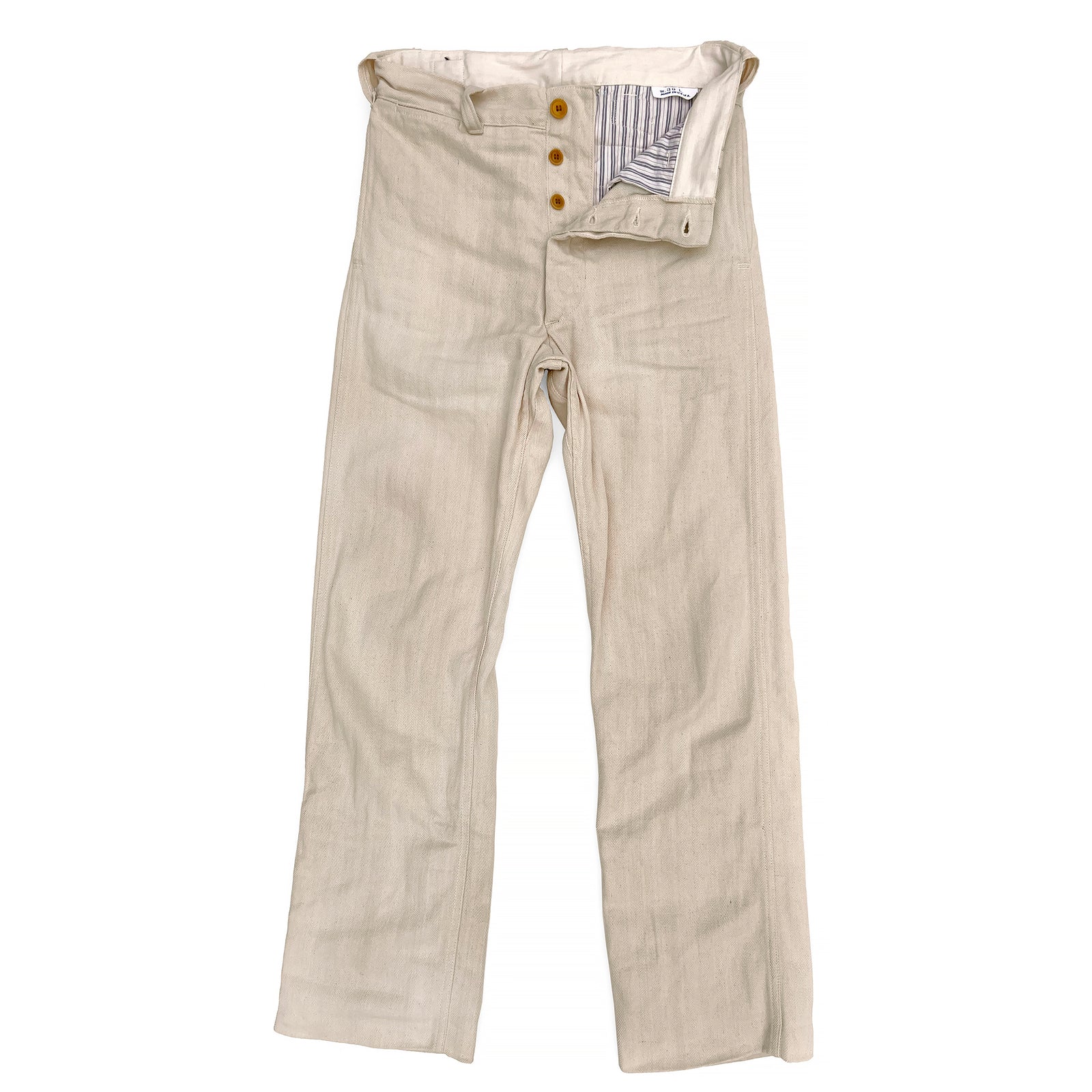 Sportsman Chinos - Ivory HBT | Mister Freedom®