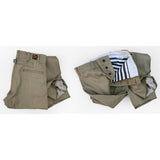 Coming Soon - Sportsman Chinos - Khaki Selvedge Denim