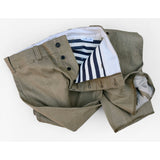 Coming Soon - Sportsman Chinos - Khaki Selvedge Denim