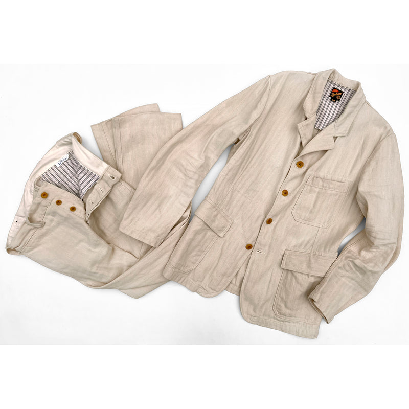 Continental Sportcoat - Ivory HBT