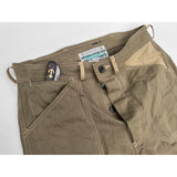 Mister Freedom®  Swabbies (MOD) Khaki HBT - Woven rayon mfsc “FROGSVILLE” label on inside waistband - Made in Japan