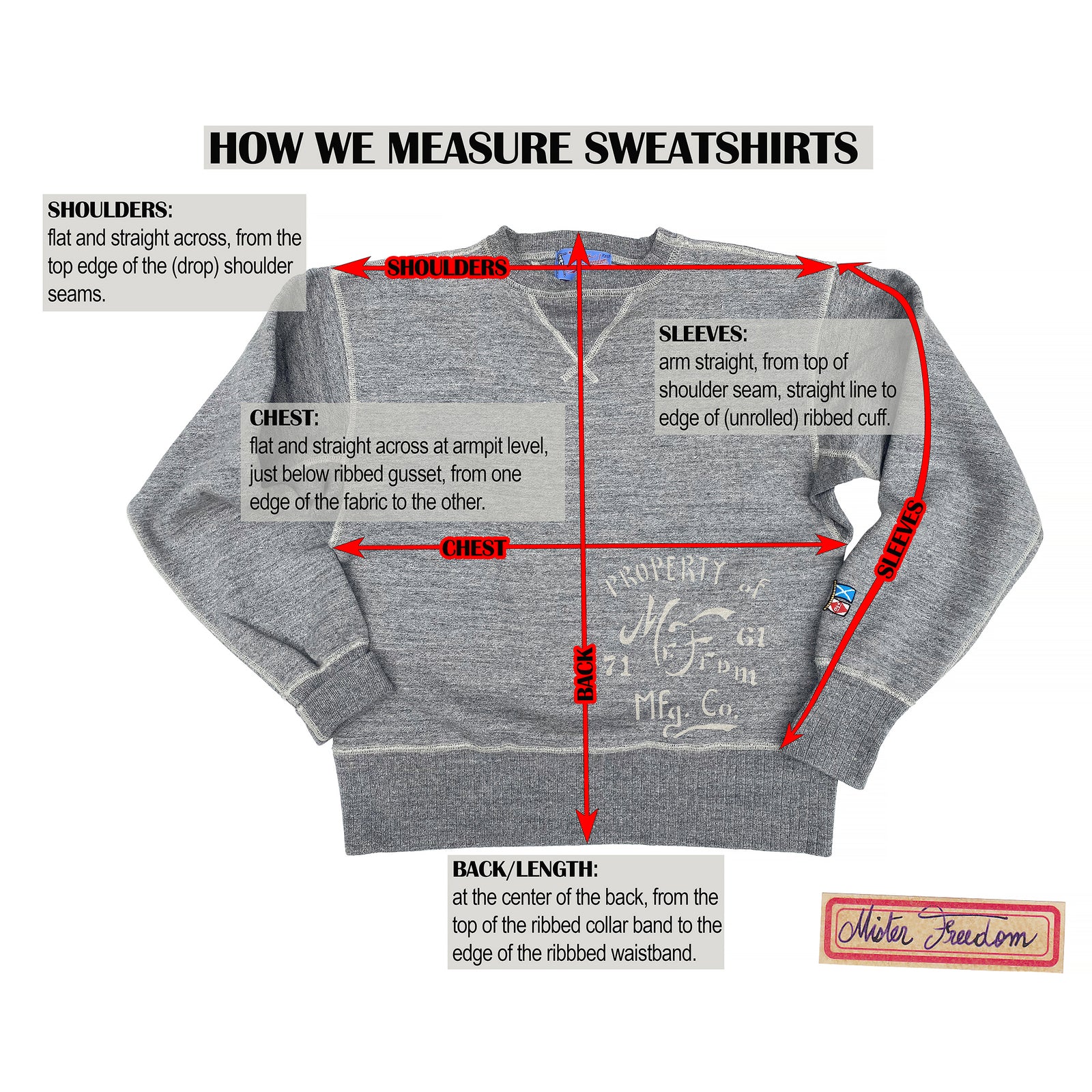 Mechanic Sweatshirt - Grey | Mister Freedom® Mechanic Sweatshirt - Grey | Mister Freedom®