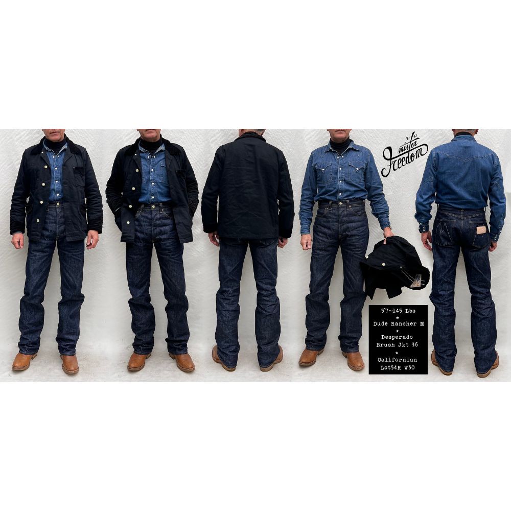 Californian Lot.54 Reissue - NOS Cone denim XUV – Mister Freedom®