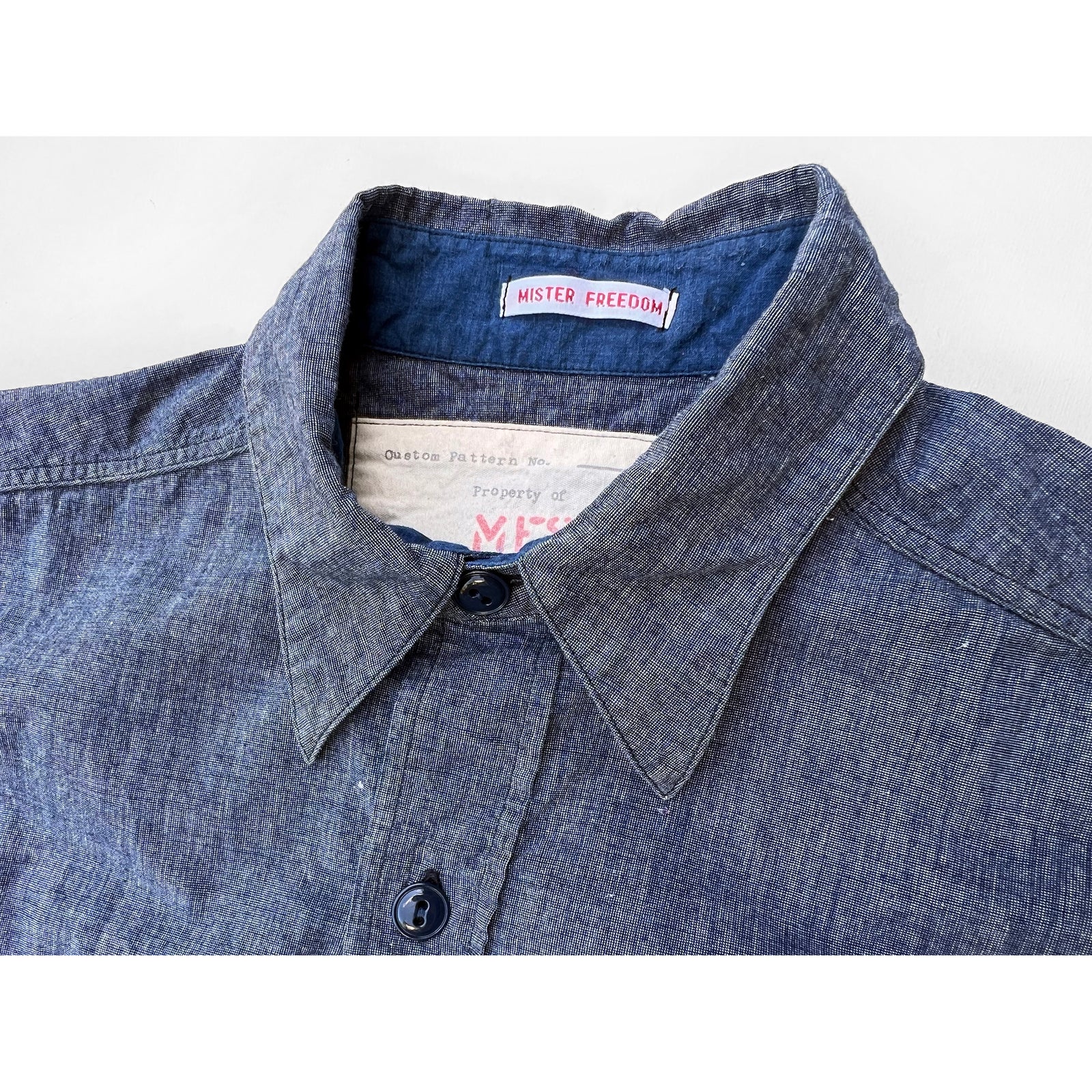 Stussy Vintage Chambray Button Front Shirt Made In USA