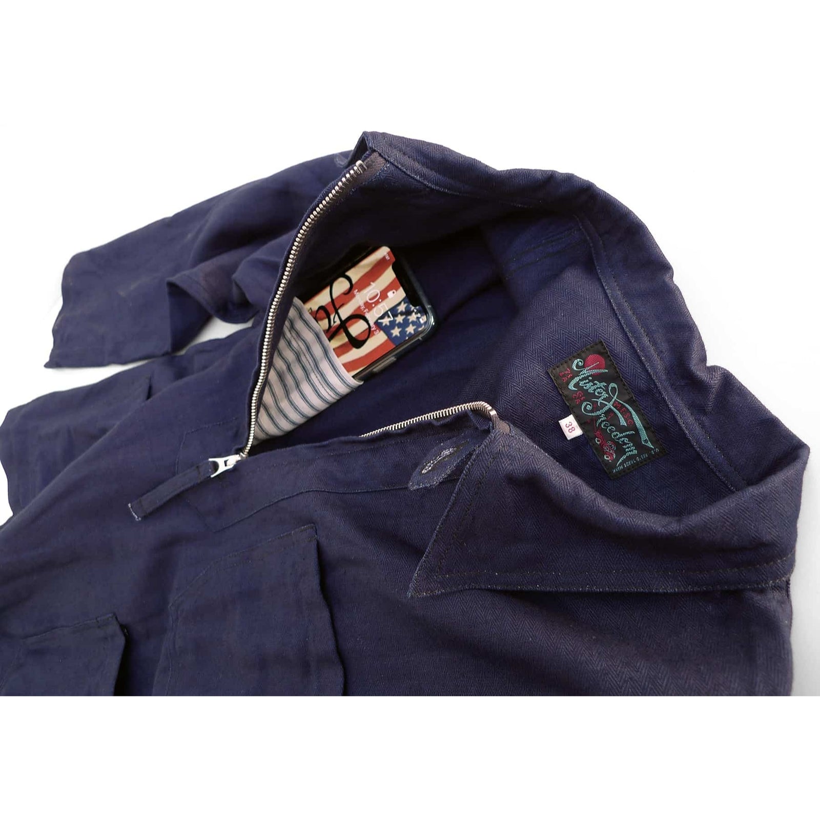 Longshoreman Shirt - Indigo HBT | Mister Freedom®