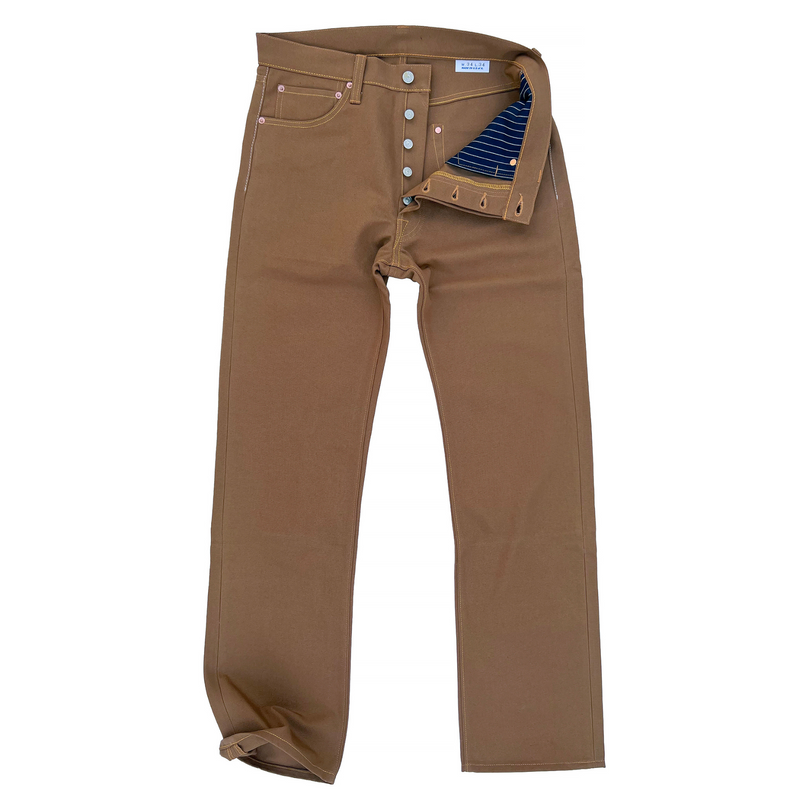 Californian Lot64 Frontier Duck Canvas Rust Brown