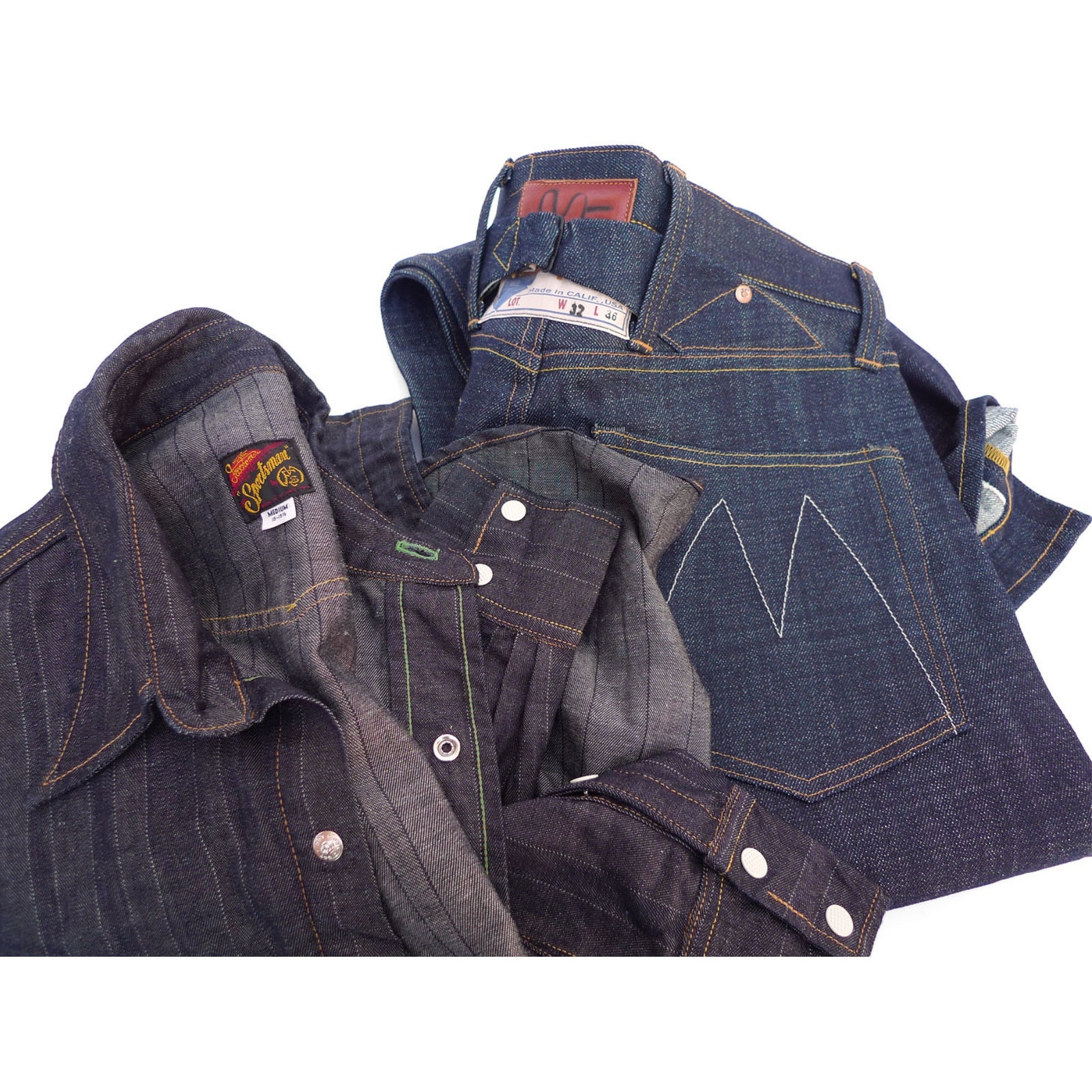 Appaloosa Shirt - NOS HBT Stripe Denim | Mister Freedom®