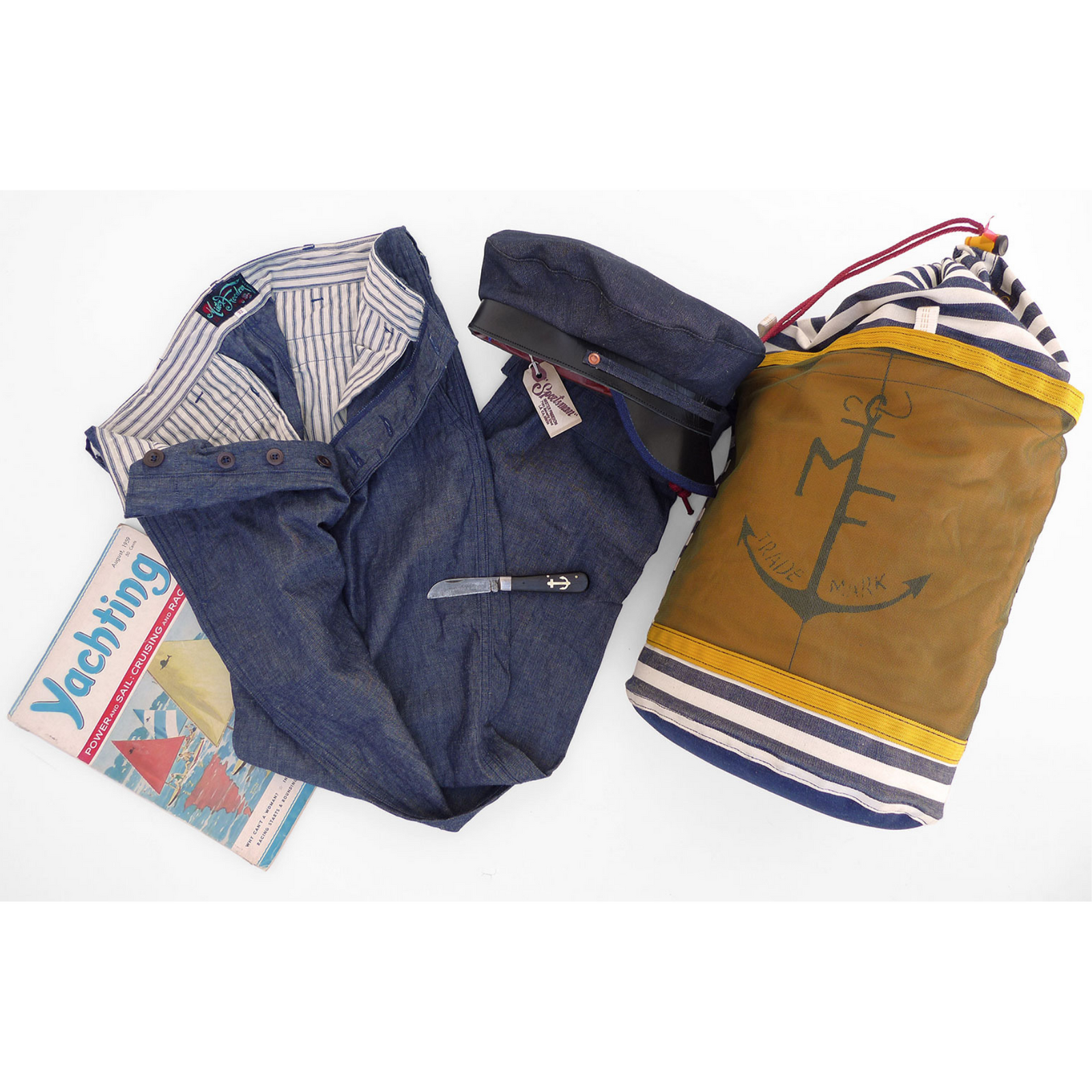 Naval Chinos Type No. 266ic - Chambray | Mister Freedom®