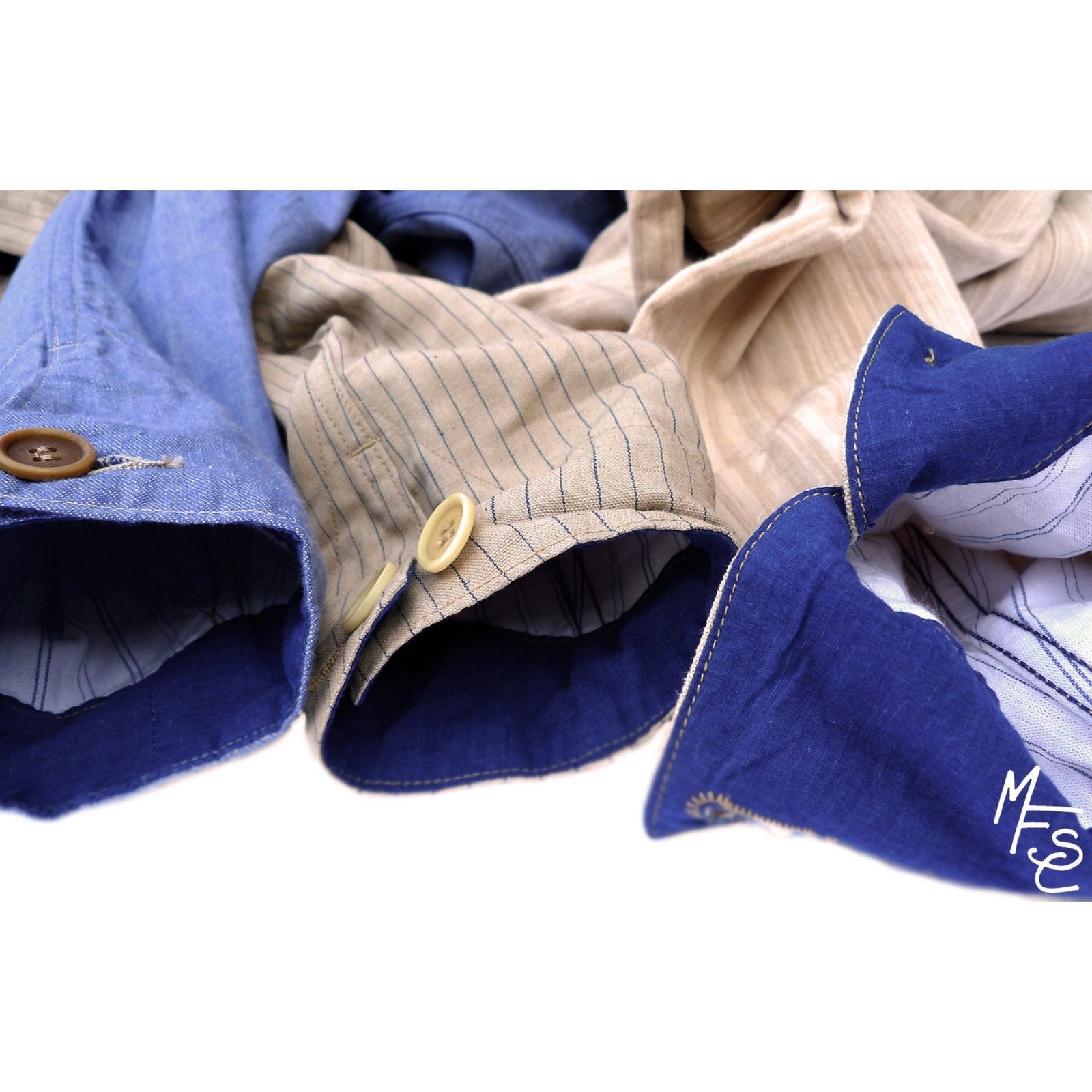 Hacendado Sack Coat - Indigo Stripe | Mister Freedom®