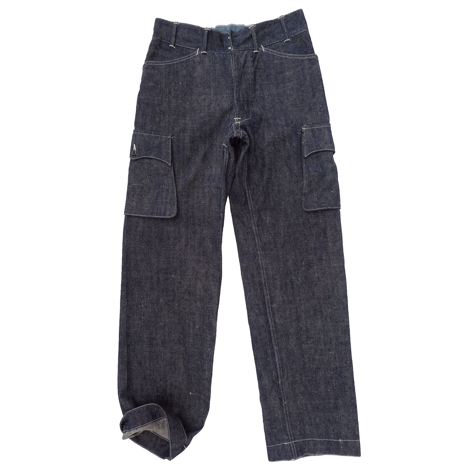Continental Trousers - NOS Indigo Moss Denim | Mister Freedom®