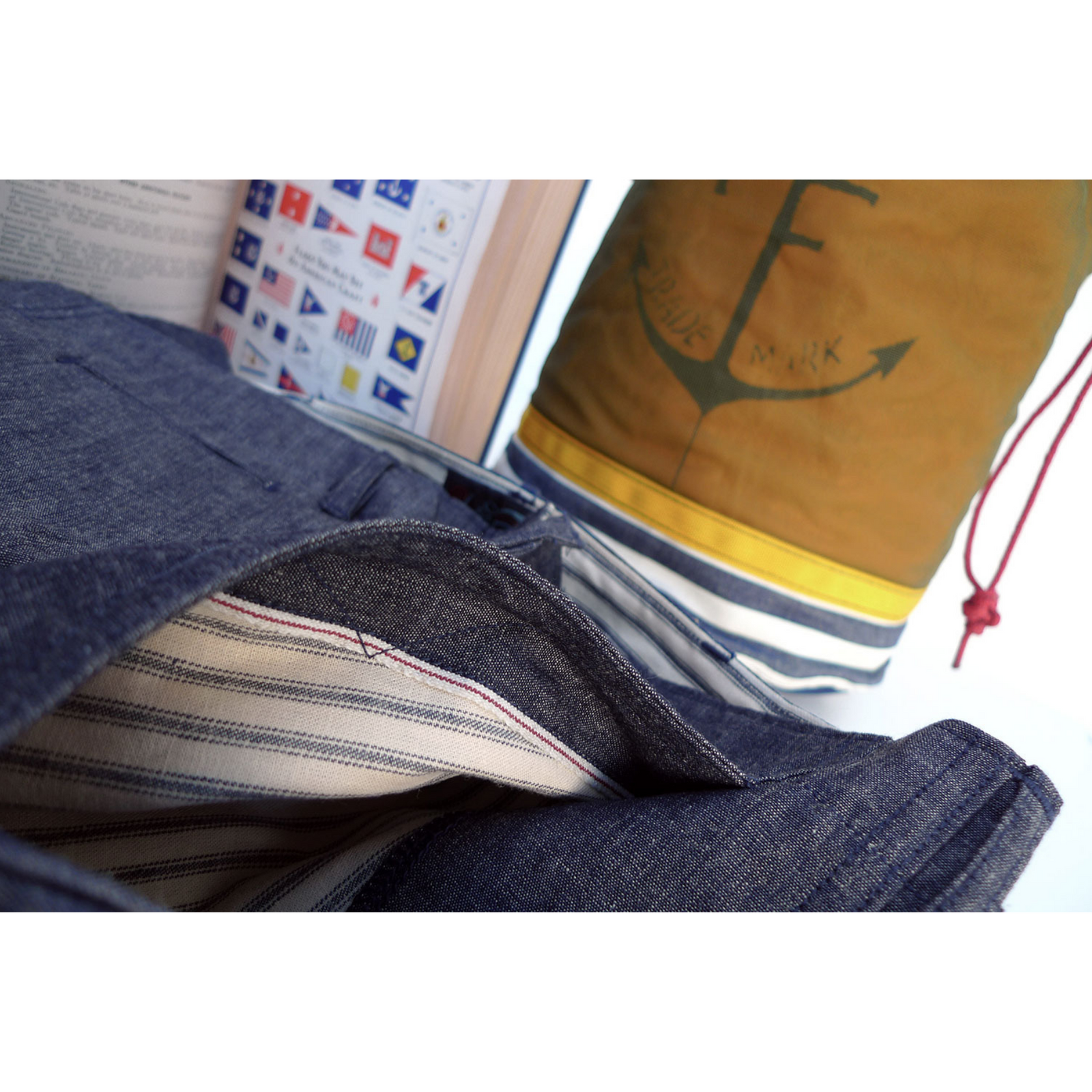 Naval Chinos Type No. 266ic - Chambray | Mister Freedom®