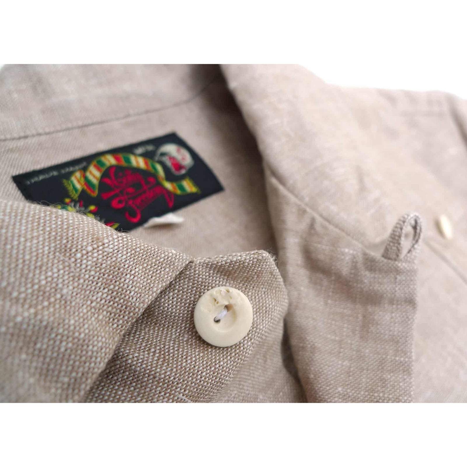 Meridana Shirt - Oatmeal Chambray | Mister Freedom®