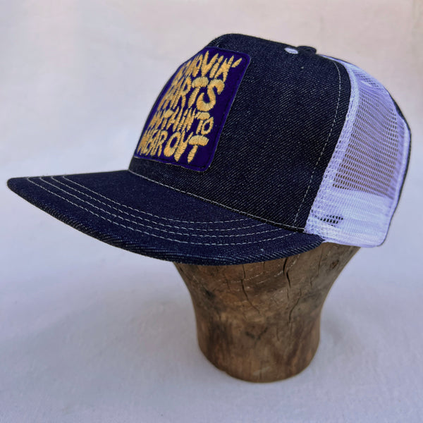 Snapback Cap 5P - NOS Selvedge Denim White Mesh Lot.34