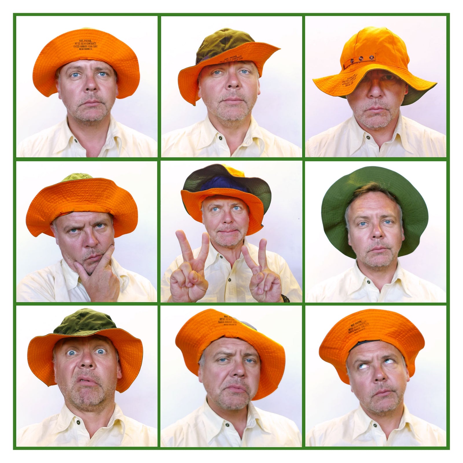 Patrol Hat - Navy Orange | Mister Freedom®