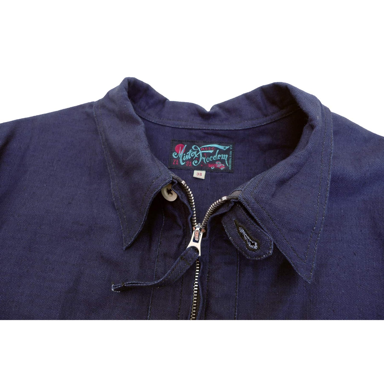 Longshoreman Shirt - Indigo HBT | Mister Freedom®