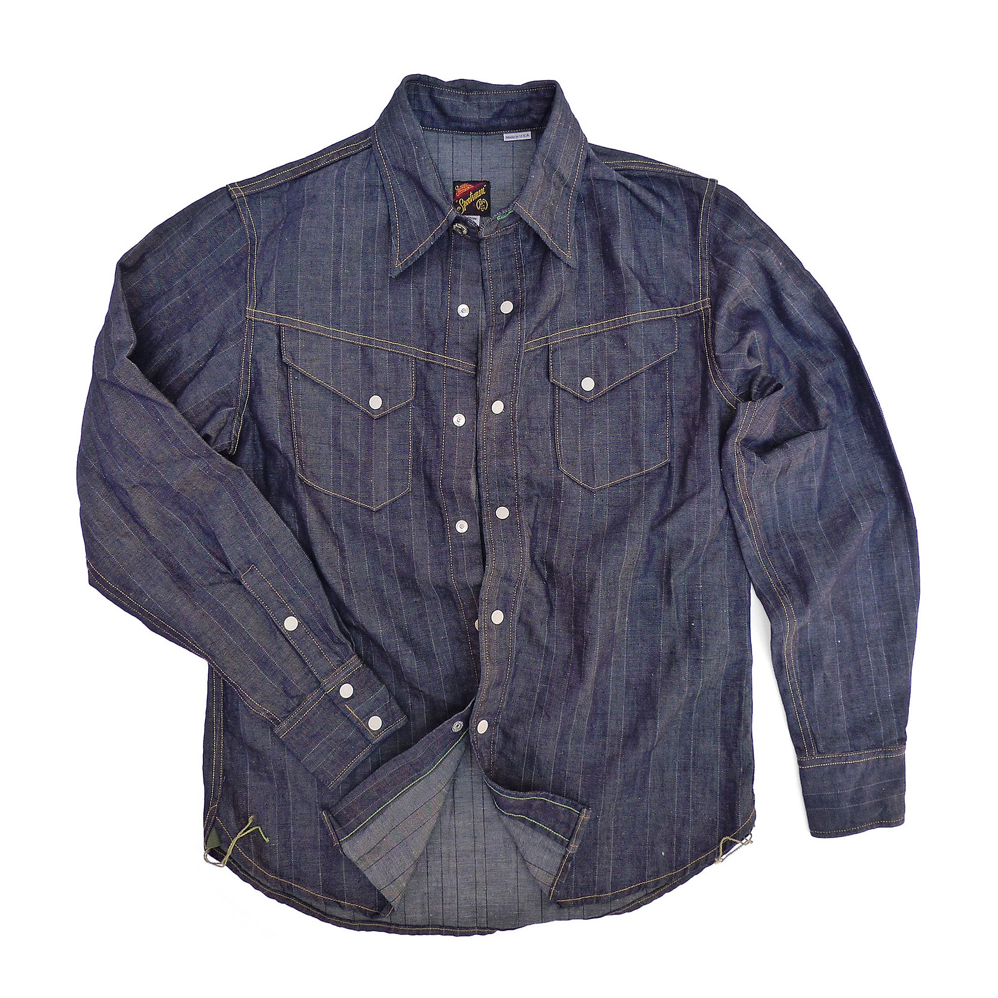 Appaloosa Shirt - NOS HBT Stripe Denim | Mister Freedom®