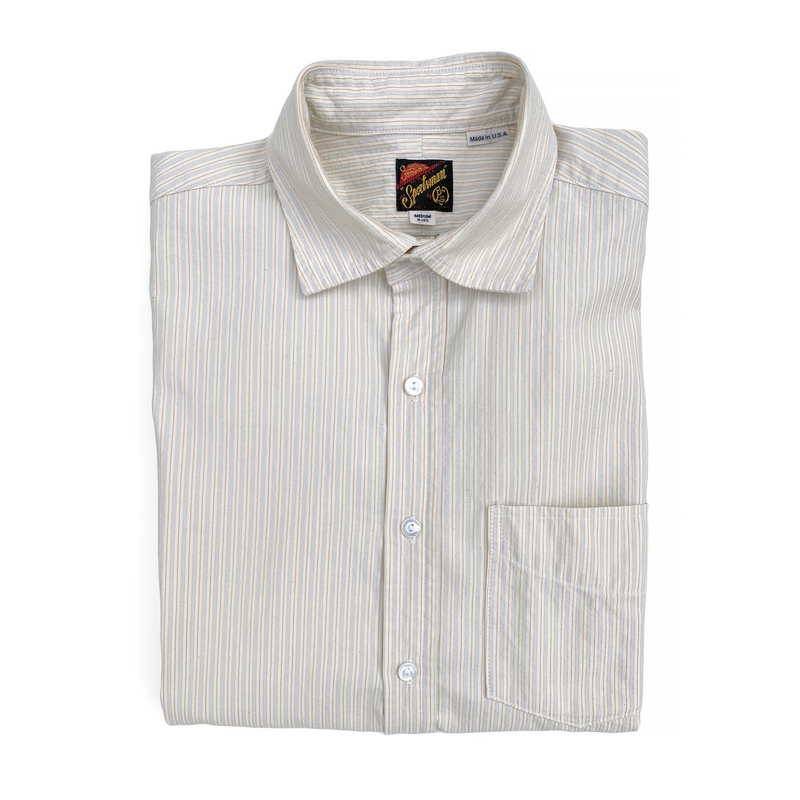 Mister Freedom® Aristocrat Shirt Classic spread collar with British flair.
