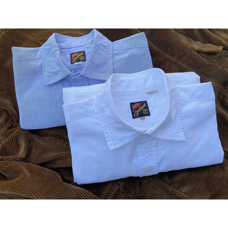 Aristocrat Shirt oxford cloth blue and white