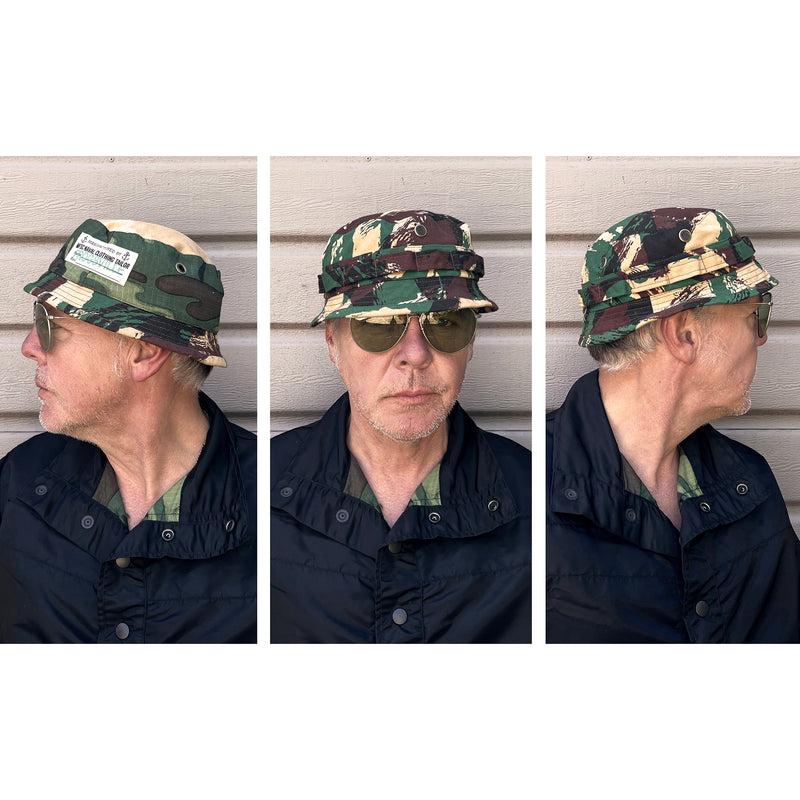Fit images of the MFSC SS2023 Frogsville Saigon Collection Boonie Hat - "Stingy" French Lizard