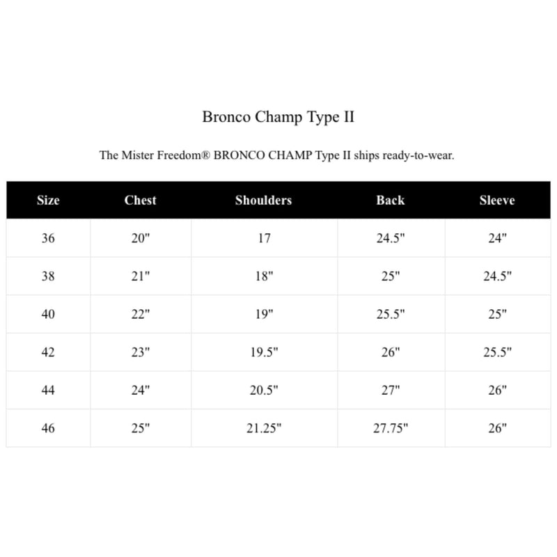 Bronco Champ Type II - Natural
