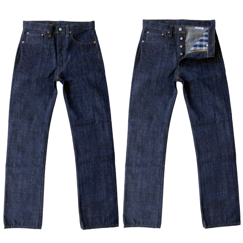 Mister Freedom® Californian Lot.64 Jeans made in USA from Sugar Cane Co.’s “Hawaii SC401” selvedge denim.