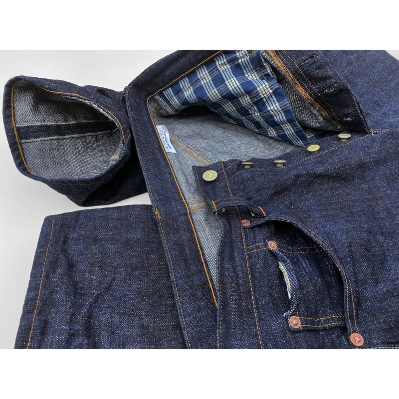 Mister Freedom® Californian Lot.64 Jeans made in USA from Sugar Cane Co.’s “Hawaii SC401” selvedge denim.